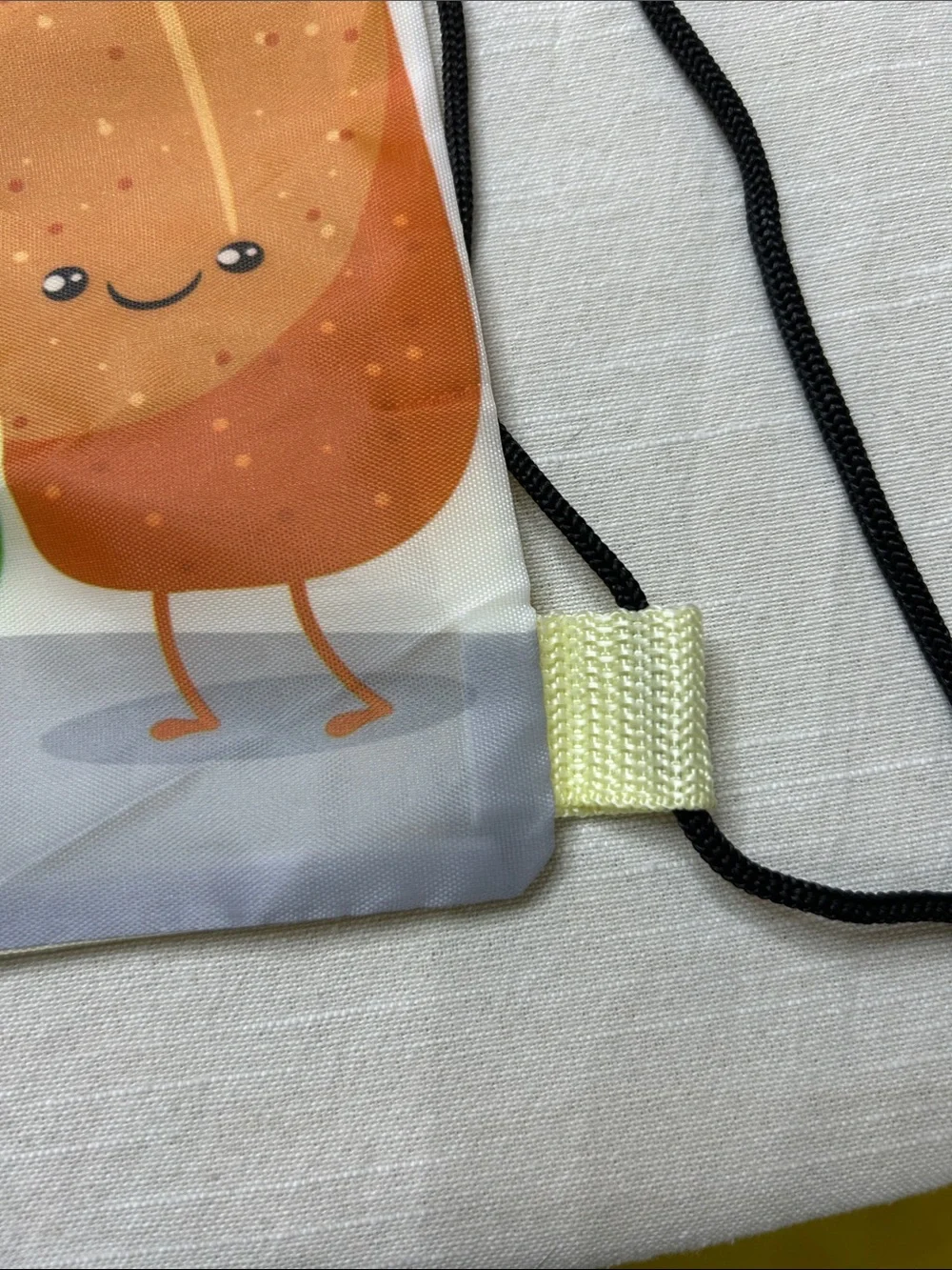 burrito drawstring sack